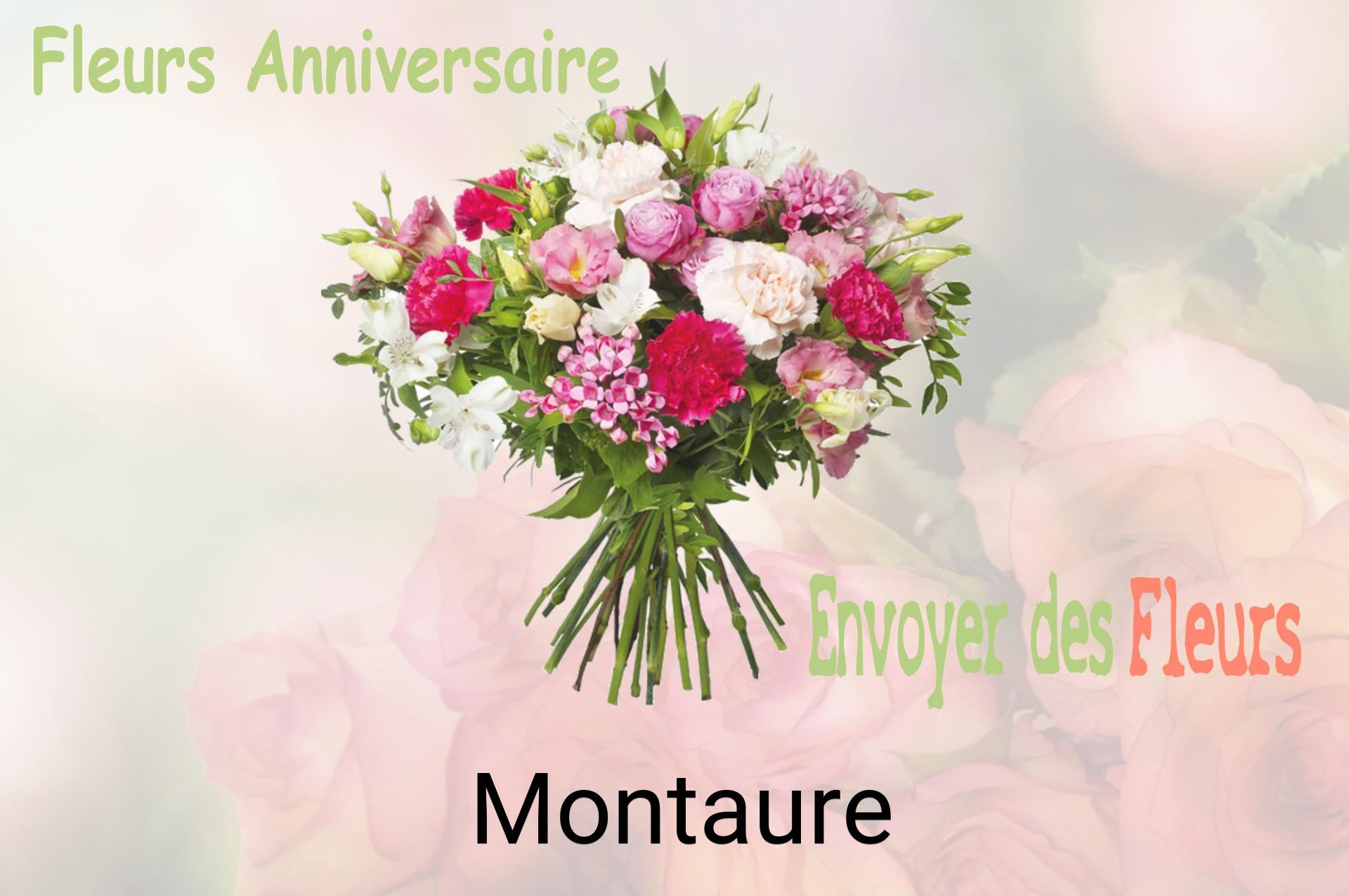 Bouquet de fleurs d’anniversaire livré à Montaure